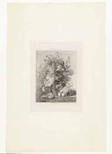 Still Life of Flowers and Fruit