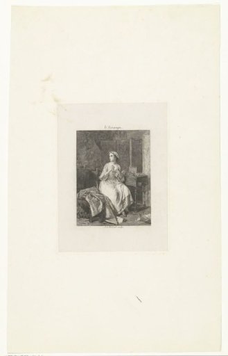 A Young Woman at Her Toilet
