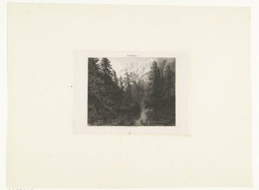 Mountain Landscape with a Small Lake