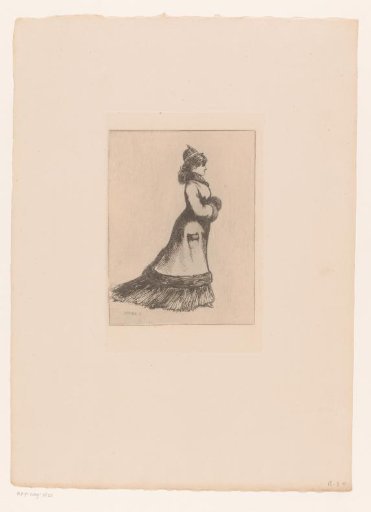 Young woman with a long coat