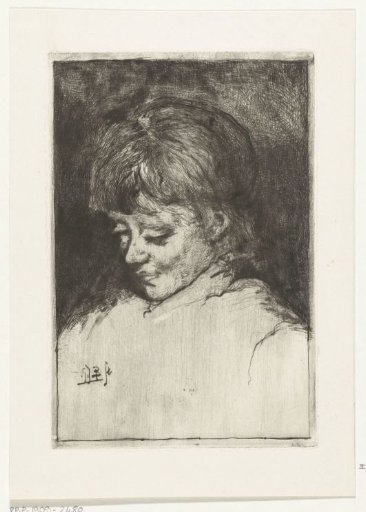 Portrait of a Girl, Facing Left