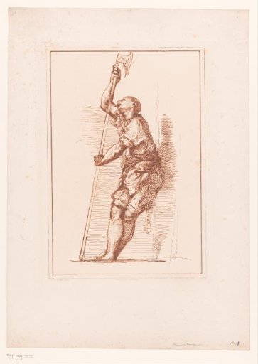 Man with a halberd
