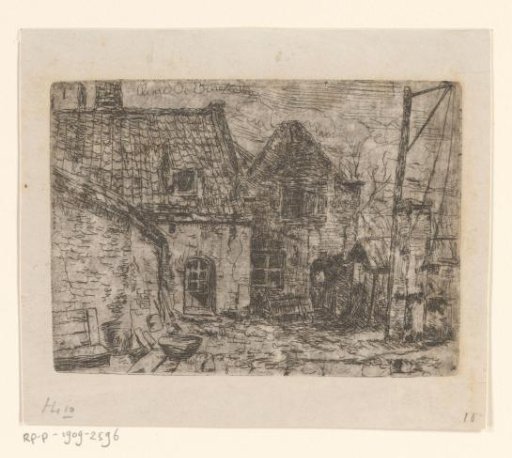 Courtyard with a water jug