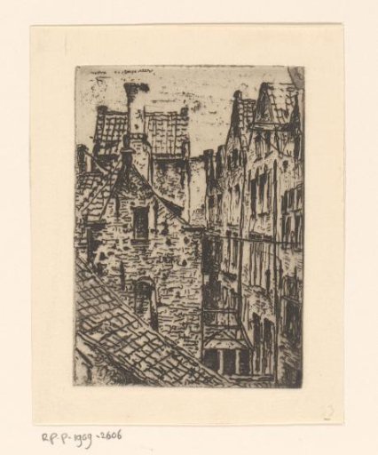 View of facades and roofs