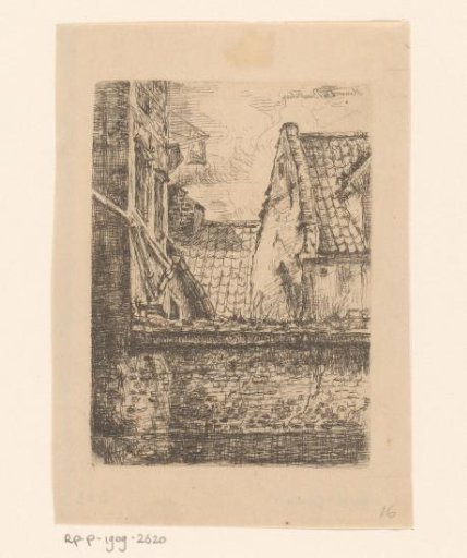 View of facades and roofs
