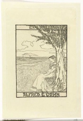 Ex libris of Alfred E. Cohn