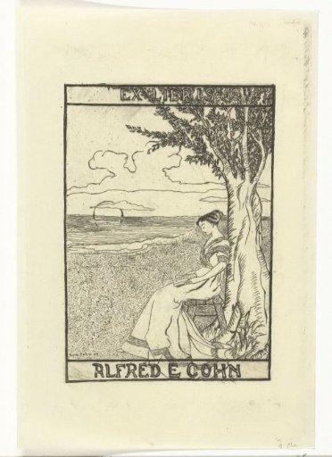 Ex libris of Alfred E. Cohn