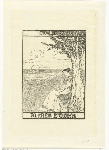 Ex libris of Alfred E. Cohn