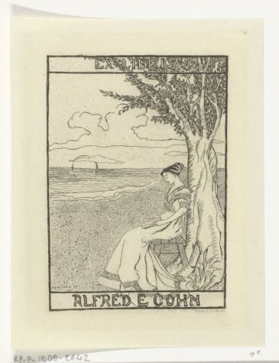 Ex libris of Alfred E. Cohn