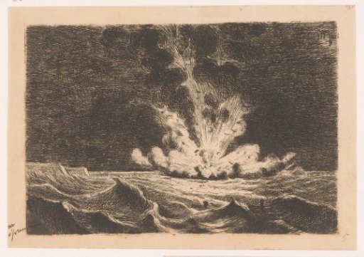 Parma's bridge at Antwerp blown up by a fire-ship