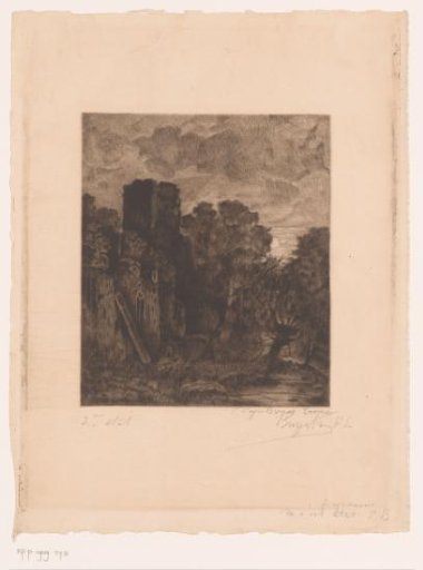 Landscape with Castle Ruin
