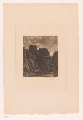 Landscape with Castle Ruin