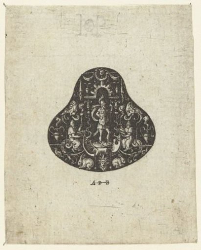 Pear-shaped Ornament with Grotesques