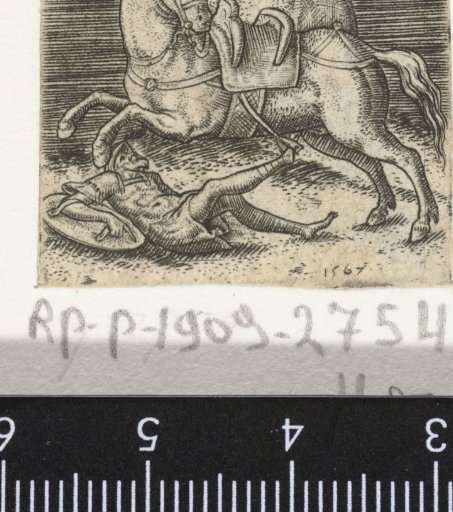 Roman Horseman Lifted from His Horse
