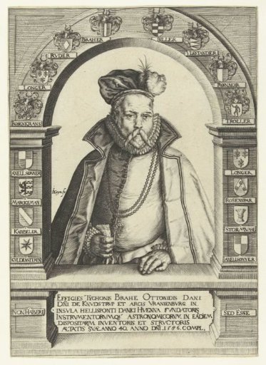Portrait of Tycho Brahe at the Age of Forty (with Cap)