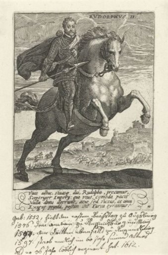 Rudolf II of Habsburg on horseback
