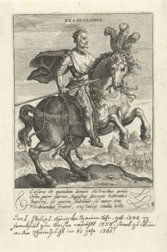 Equestrian portrait of Emperor Ferdinand I