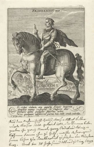Equestrian portrait of Emperor Frederick III