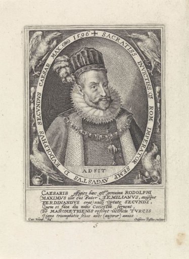 Bust portrait of Rudolf II of Habsburg