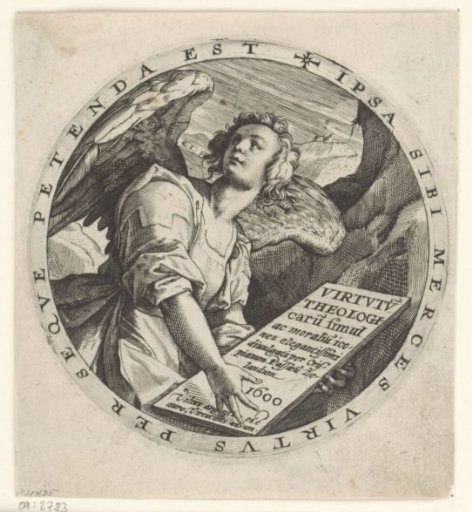 Angel with tablet