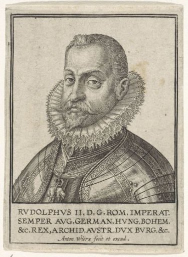 Bust portrait of Emperor Rudolf II of Habsburg