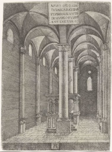 Interior of the Synagogue at Regensburg