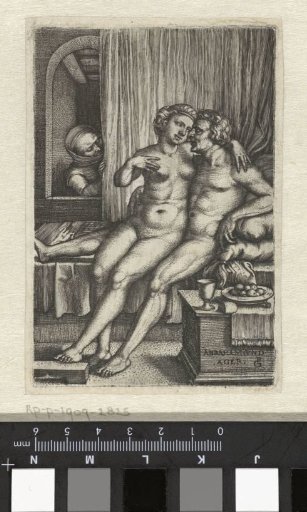 Abraham and Hagar Spied Upon by Sarah