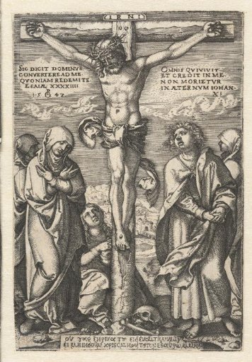 Christ on the Cross and Mary and John