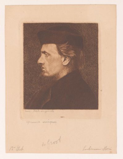 Profile portrait of Hugo de Groot
