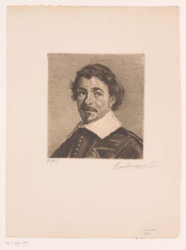 Portrait of Frans Hals, after a self-portrait