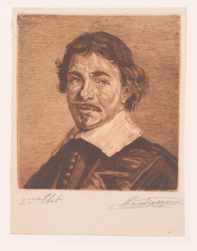 Portrait of Frans Hals, after a self-portrait