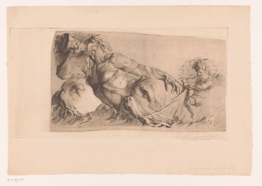 Triton blowing on a shell