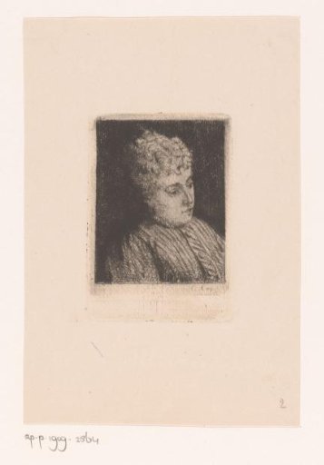 Bust of a young woman