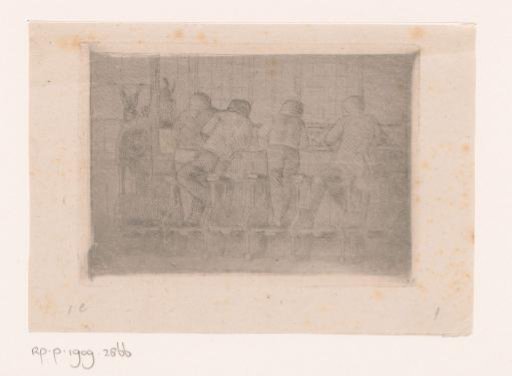 Four children in the pews of St. Lawrence's Church in Nuremberg looking out of the windows
