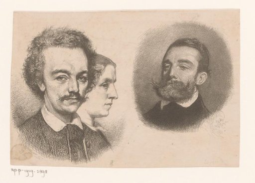 Three Portraits of Unknown Persons