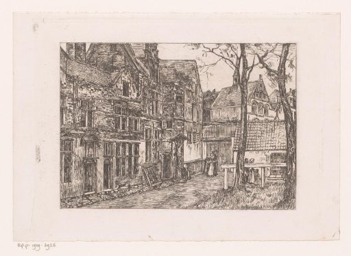 Courtyard of the St. Anna hospital in Antwerp