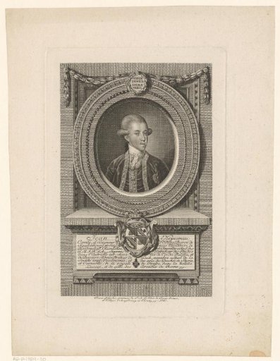 Portrait of Janez Nepomuk Jakob Edling