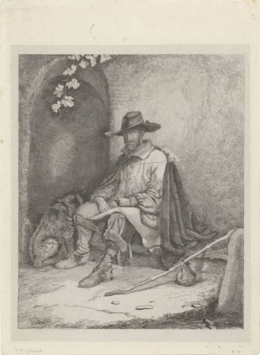 Resting traveller
