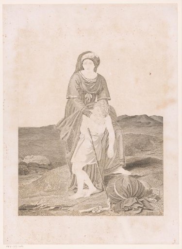 Hagar and Ishmael in the desert