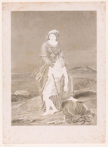 Hagar and Ishmael in the desert