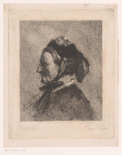 Portrait of an unknown old woman