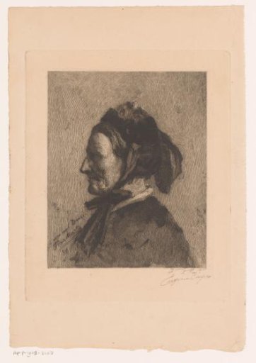 Portrait of an unknown old woman
