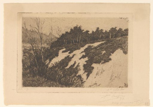 View of a Sand Quarry near Ukkel