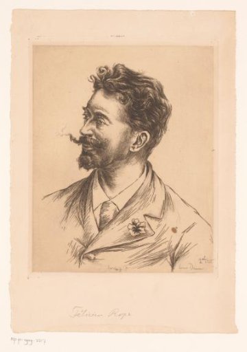 Portrait of Félicien Rops