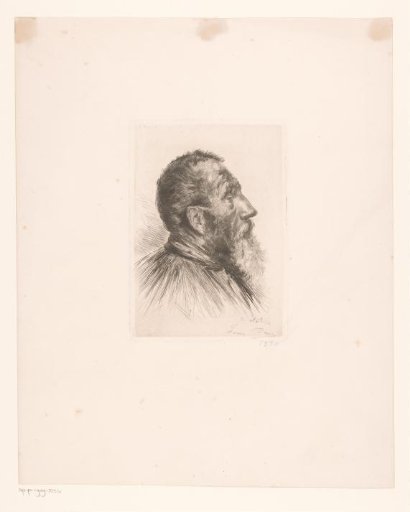 Portrait of an unknown man, possibly a gamekeeper