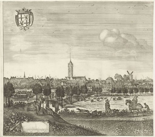 View of Utrecht from the west, (plate I)