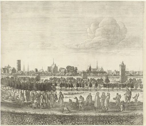View of Utrecht from the west, (plate III)