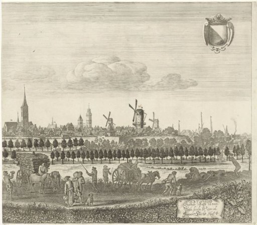View of Utrecht from the west, (plate IV)