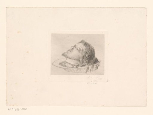 Head of John the Baptist on a platter
