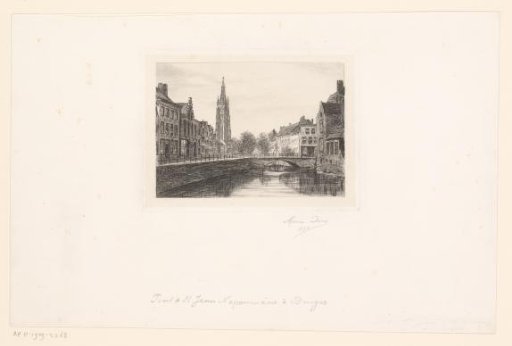 Bridge of Saint John of Nepomuk at Bruges